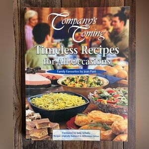 COMPANY’S COMING • Timeless Recipes family favourites cookbook Jean pare
